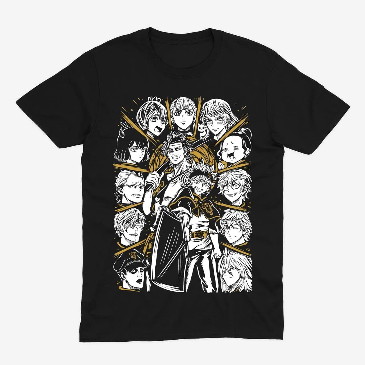 Футболка Black Clover — Чорні Бики — Чорний