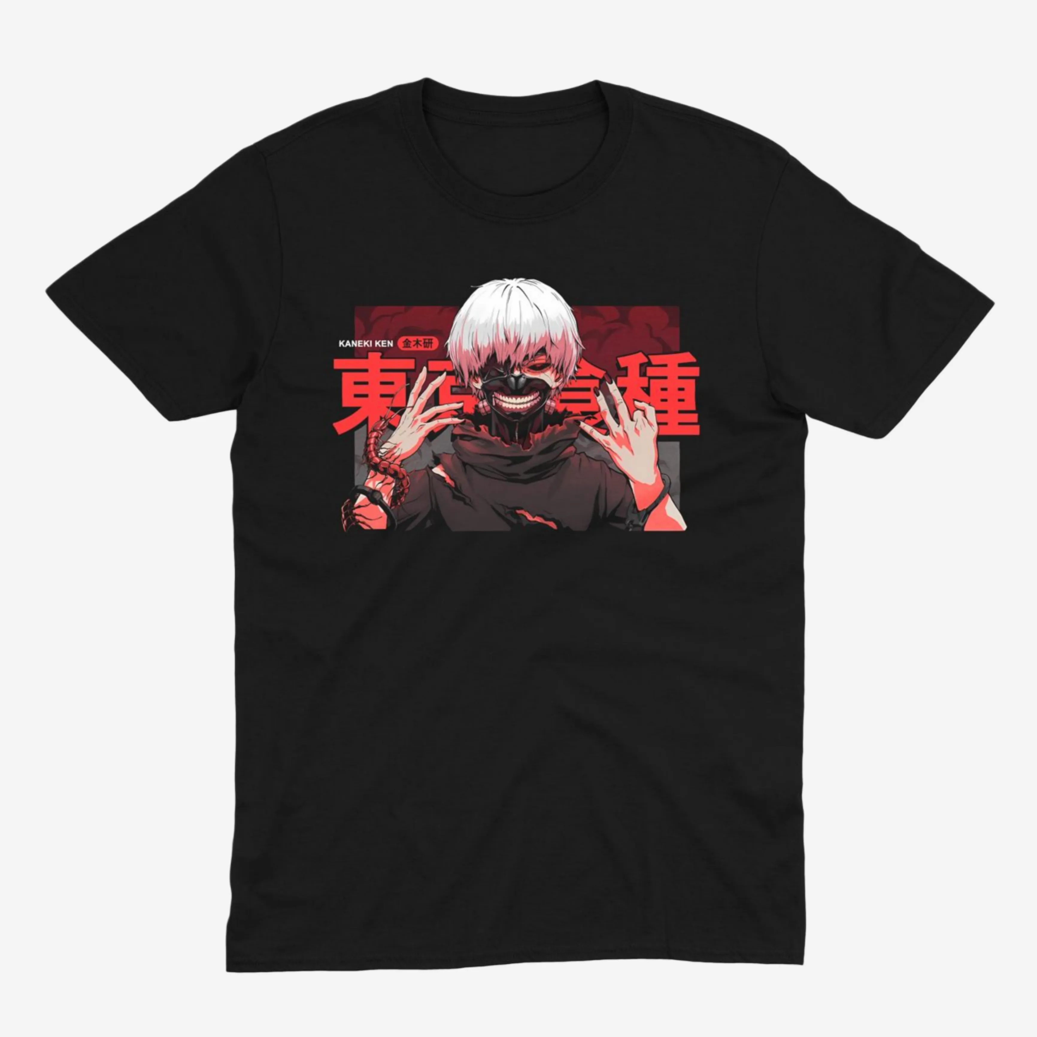 Футболка Tokyo Ghoul — Канекі — Чорний