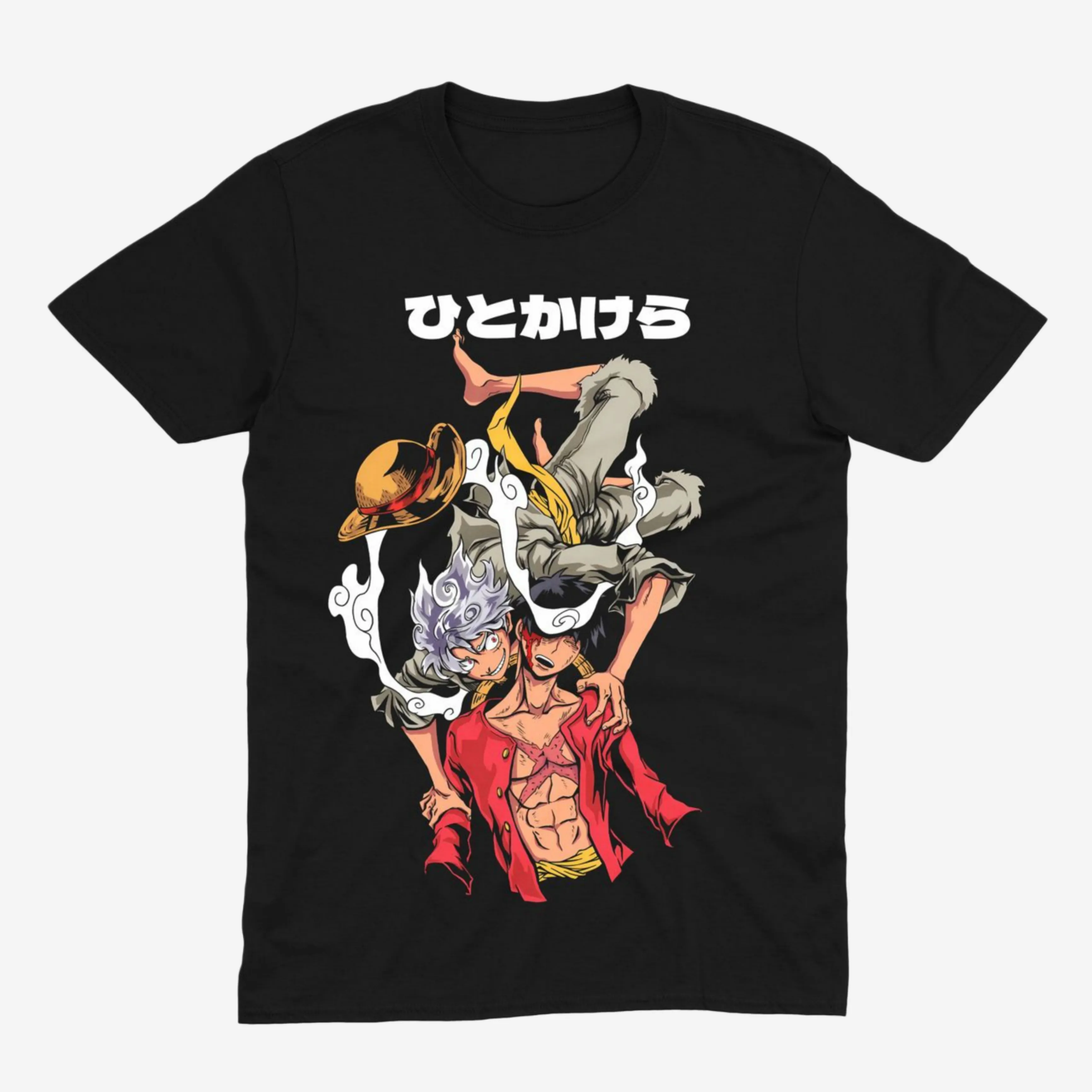 Футболка One Piece — Луффі Гір 5 — Чорний