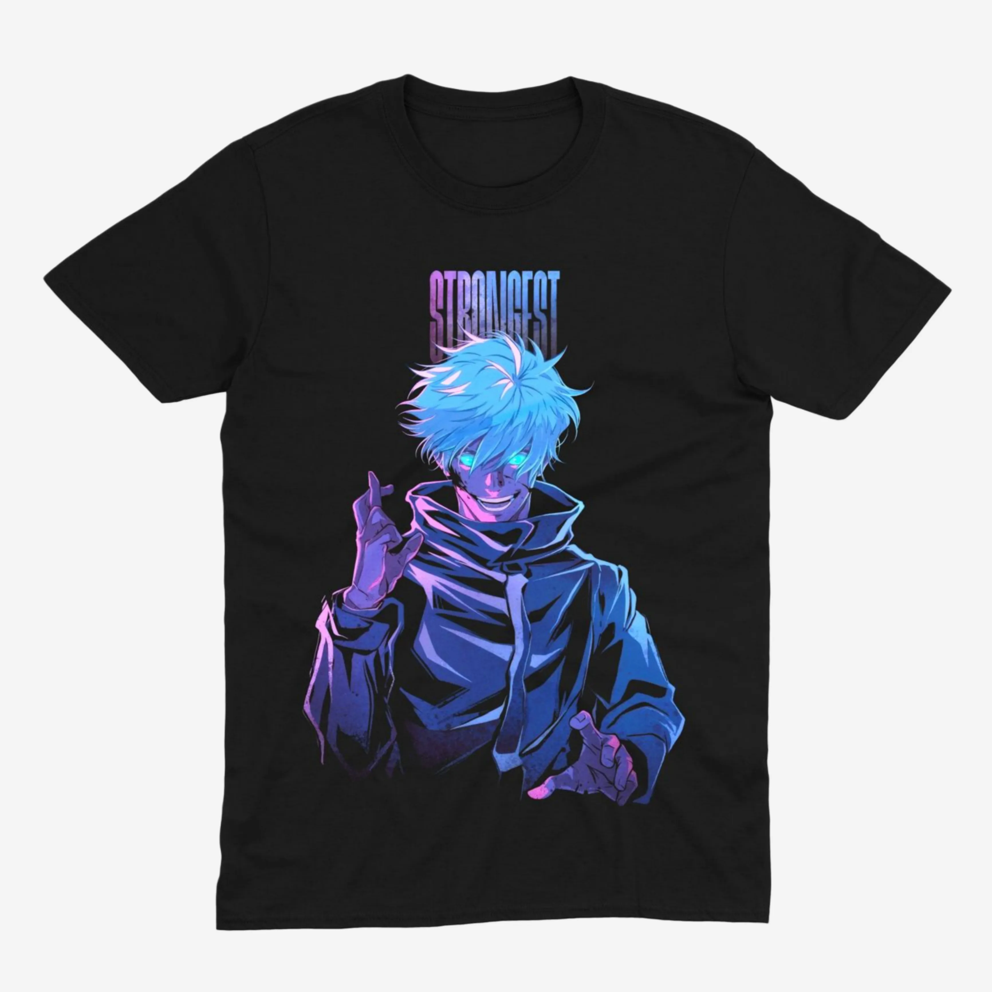 Футболка Jujutsu Kaisen — Ґоджо — Чорний